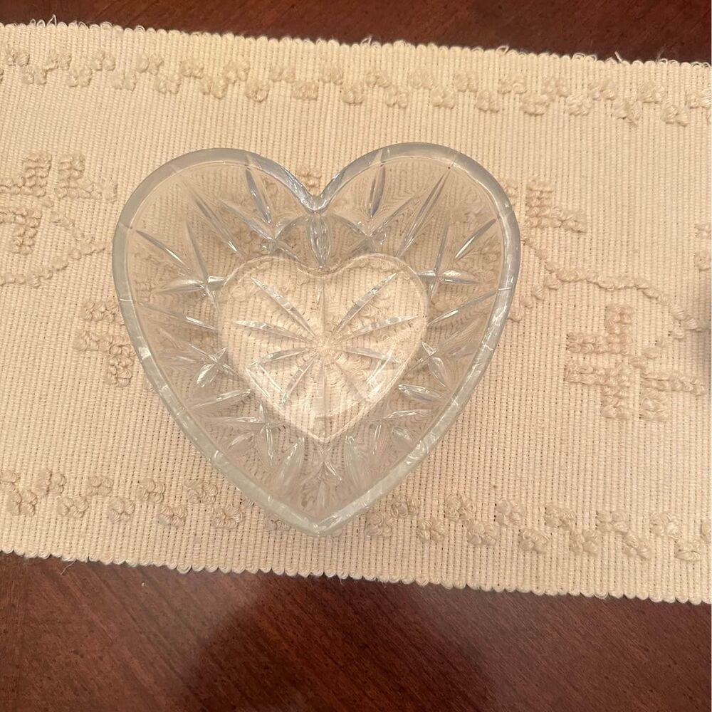 Waterford Crystal Heart Bowl/Jewelry Dish